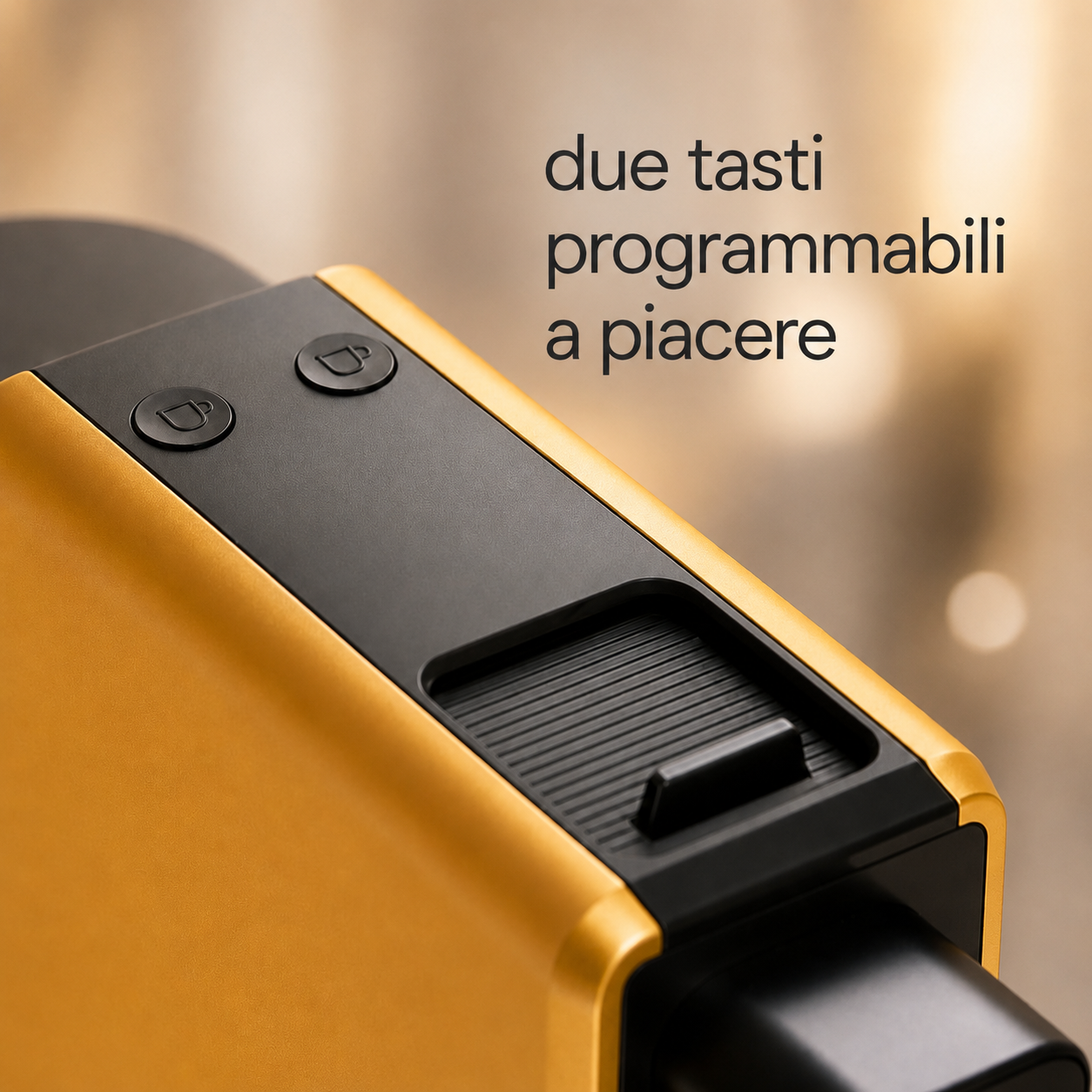Dettaglio comandi macchina da caffè Cortissimo Poket