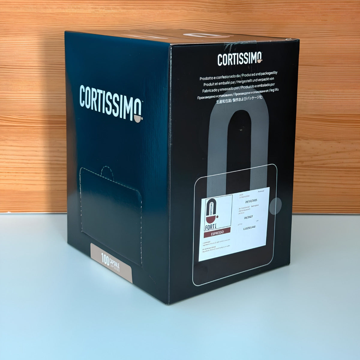 Forte_scatola_100_capsule_vista_tre_quarti